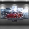 Super Car - Automative 5 Panel Canvas Art Wall Decor