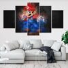Super Mario 2 - Gaming 5 Panel Canvas Art Wall Decor