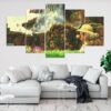 Super Mario 4 - Gaming 5 Panel Canvas Art Wall Decor