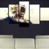 Super Saiyan - Anime 5 Panel Canvas Art Wall Decor