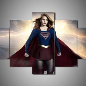 Supergirl - Dc 5 Panel Canvas Art Wall Decor