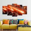 Superhero Dc Comics: Flash - Dc 5 Panel Canvas Art Wall Decor