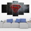 Superman 13 - Dc 5 Panel Canvas Art Wall Decor