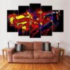 Superman Graffiti - Dc 5 Panel Canvas Art Wall Decor