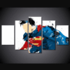 Superman - Dc 5 Panel Canvas Art Wall Decor