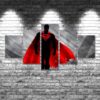 Superman - Famous Person 5 Panel Canvas Art Wall Decor