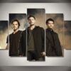 Supernatural - Movie 5 Panel Canvas Art Wall Decor