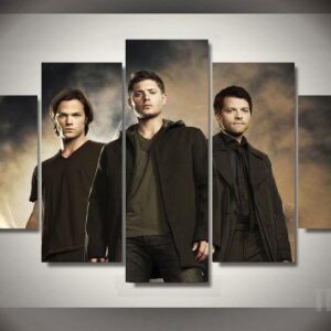 Supernatural - Movie 5 Panel Canvas Art Wall Decor