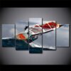 Surf Waves Group - Sport 5 Panel Canvas Art Wall Decor