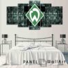 Sv Werder Bremen - Sport 5 Panel Canvas Art Wall Decor