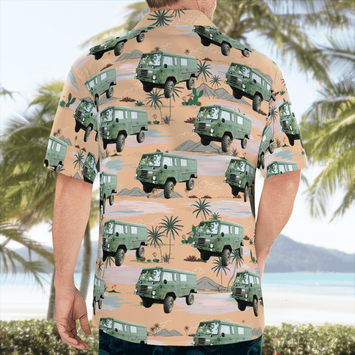 Swedish Army Terrängbil 11 Volvo C03 4×4 Hawaiian Shirt Swedish Army Terrängbil 11 Volvo C03 4×4 Hawaiian Shirt