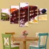 Sweetmeats Food 2 - Kitchen 5 Panel Canvas Art Wall Decor
