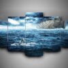 Swimming 1 - Sport 5 Panel Canvas Art Wall Decor