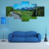 Swiss National Park - Nature 5 Panel Canvas Art Wall Decor