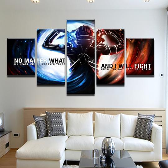 Sword Art Online - Anime Canvas Print Wall Art Sword Art Online - Anime Canvas Print Wall Art