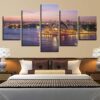 Sydney Opera House 2 - Nature 5 Panel Canvas Art Wall Decor