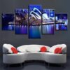 Sydney Opera House Nightscape - Nature 5 Panel Canvas Art Wall Decor