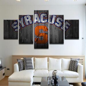 Syracuse University Orange - Sport 5 Panel Canvas Art Wall Decor