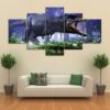T-Rex - Animal 5 Panel Canvas Art Wall Decor