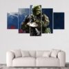 Tachanka Rainbow Six Siege - Gaming 5 Panel Canvas Art Wall Decor