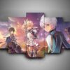 Tales Of Zestiria - Anime 5 Panel Canvas Art Wall Decor