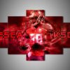 Tampa Bay Buccaneers - Desean Jackson - Sport 5 Panel Canvas Art Wall Decor