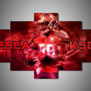 Tampa Bay Buccaneers - Desean Jackson - Sport 5 Panel Canvas Art Wall Decor