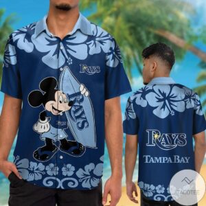 Tampa Bay Rays Mickey Mouse Hawaiian Shirt