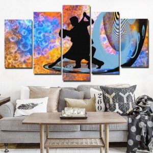 Tango Dance Tango - Music 5 Panel Canvas Art Wall Decor