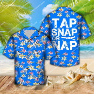 Tap Snap Or Nap Summer Hawaiian Shirt