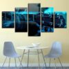 Taylor Brand Guitar - Music 5 Panel Canvas Art Wall Decor