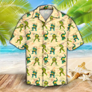 Teenage Mutant Ninja Turtles All Over Print Hawaiian Shirt