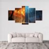 Teldrassil World Of Warcraft 1 - Gaming 5 Panel Canvas Art Wall Decor