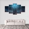 Teldrassil World Of Warcraft - Gaming 5 Panel Canvas Art Wall Decor