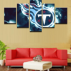 Tennessee Titans American Football - Sport 5 Panel Canvas Art Wall Decor
