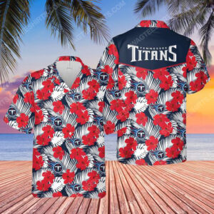 Tennessee Titans Football Team Summer Vacation Hawaiian Shirt