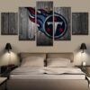 Tennessee Titans Football - Sport 5 Panel Canvas Art Wall Decor