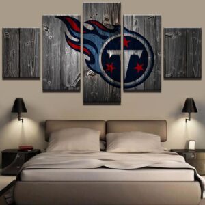 Tennessee Titans Football - Sport 5 Panel Canvas Art Wall Decor
