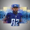 Tennessee Titans - Delanie Walker - Sport 5 Panel Canvas Art Wall Decor