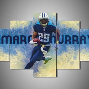 Tennessee Titans - Demarco Murray - Sport 5 Panel Canvas Art Wall Decor