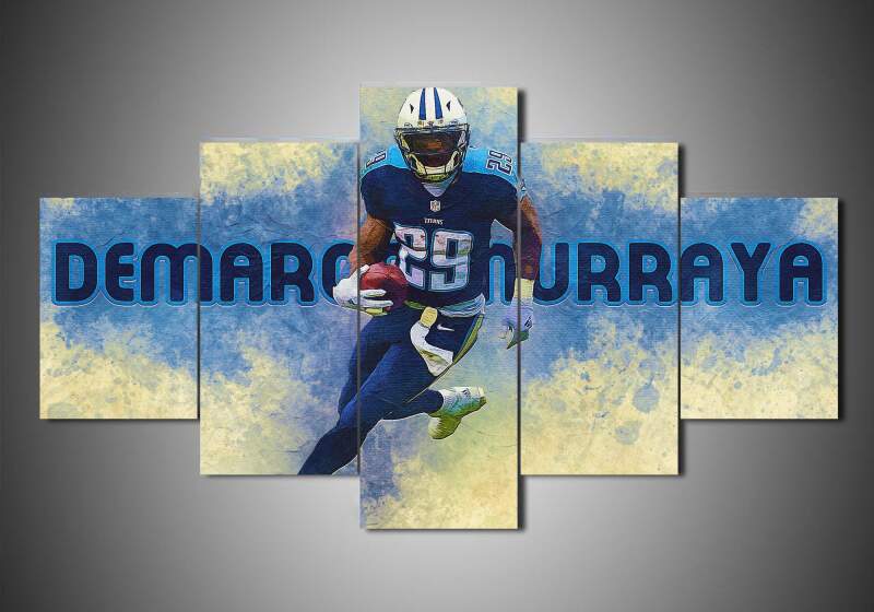 Tennessee Titans - Demarco Murray - Sport 5 Panel Canvas Art Wall Decor Tennessee Titans - Demarco Murray - Sport 5 Panel Canvas Art Wall Decor