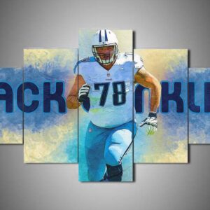 Tennessee Titans - Jack Conklin - Sport 5 Panel Canvas Art Wall Decor