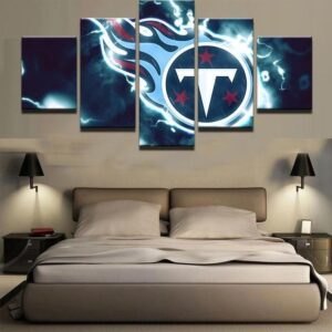 Tennessee Titans - Sport 5 Panel Canvas Art Wall Decor