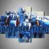 Tennessee Titans - Team - Sport 5 Panel Canvas Art Wall Decor