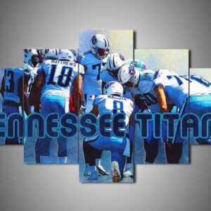 Tennessee Titans - Team - Sport 5 Panel Canvas Art Wall Decor