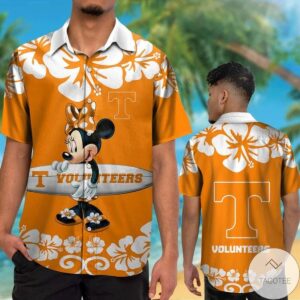 Tennessee Volunteers & Minnie Mouse Hawaiian Shirt