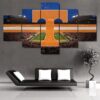 Tennessee Volunteers Stadium - Sport 5 Panel Canvas Art Wall Decor-CV