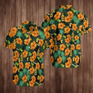 Tequila Hawaiian Shirt Summer Button Up