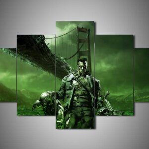 Terminator 5 - Movie 5 Panel Canvas Art Wall Decor