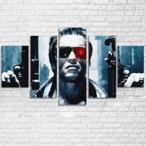 Terminator - Movie 5 Panel Canvas Art Wall Decor